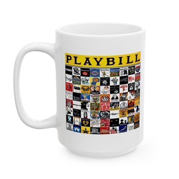 NWOT. 🕯🌹Playbill Mug. Perfect for the Broadway Musical Fan. - Picture 8 of 9
